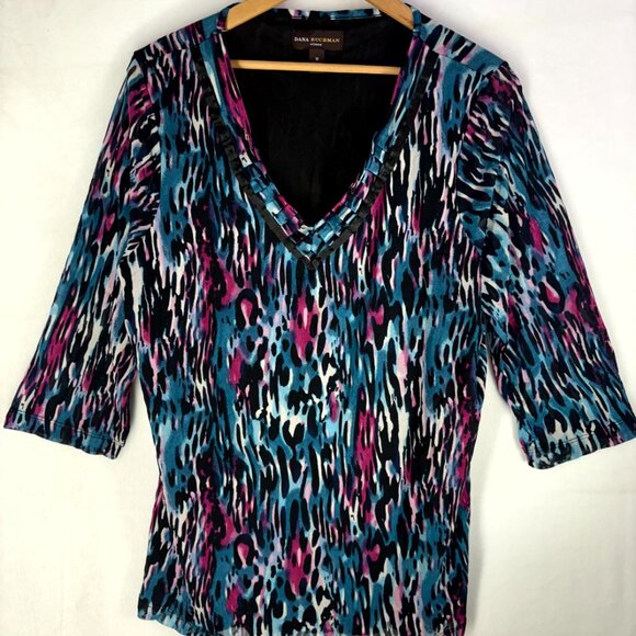 Dana Buchman Lightweight 3/4 Sleeve Top - Picture 5 of 6